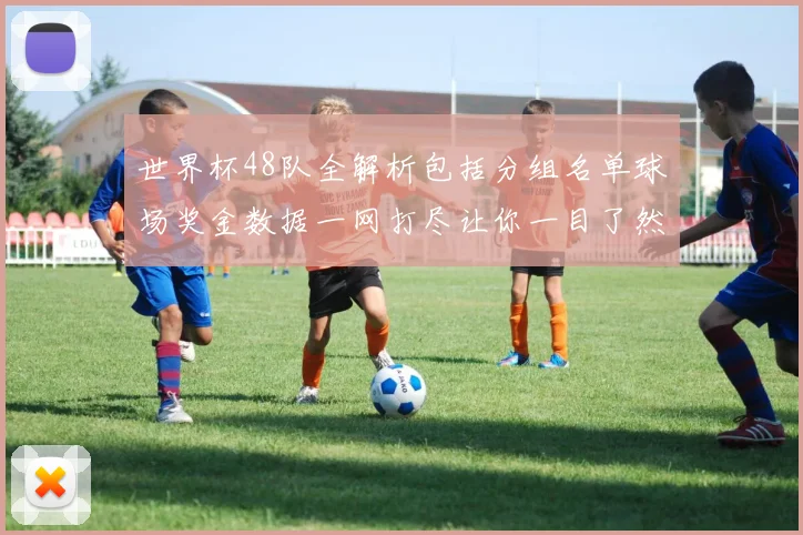 世界杯48队全解析包括分组名单球场奖金数据一网打尽让你一目了然