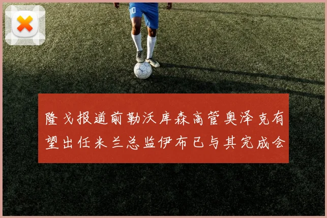 隆戈报道前勒沃库森高管奥泽克有望出任米兰总监伊布已与其完成会面